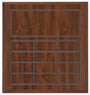 Value Cherry Finish Blank Perpetual Plaque for 12 Plates