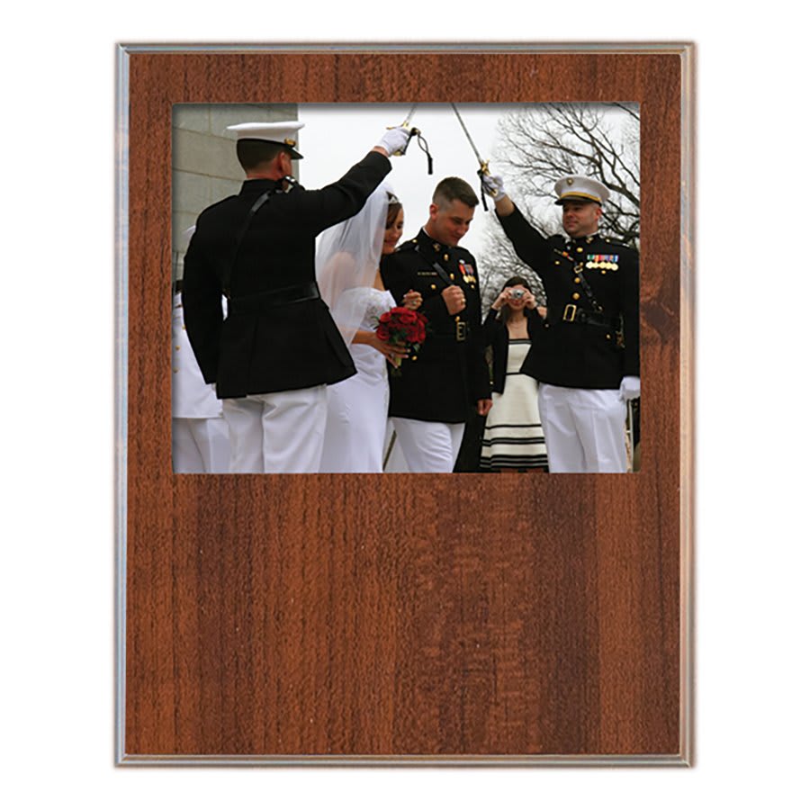 Slide In Frame Plaque with Window - PVF04