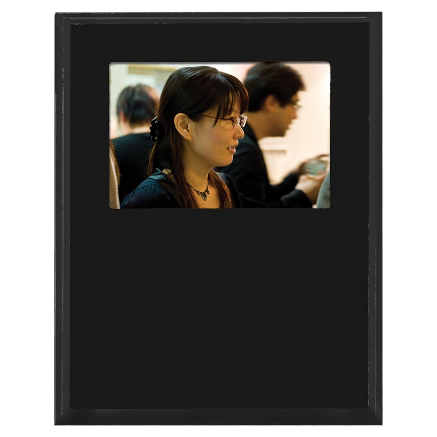 Slide In Frame Plaque with Window - PVF04