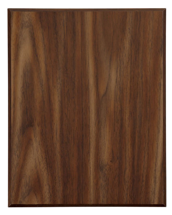 8" x 10" Value 45 Degree Bevel Edge Walnut Finish Plaque