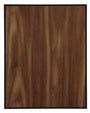 4.25" x 6" Walnut Finish Plaque w/45 Degree Bevel Black Edge