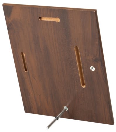 4.25" x 6" Gloss Value Cherry Finish Plaque with Pin