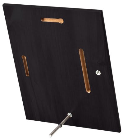 4.25" x 6" Gloss Value Black Finish Plaque with Pin