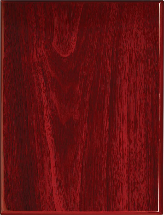10.5" x 13" Value Rosewood Piano Finish Plaque