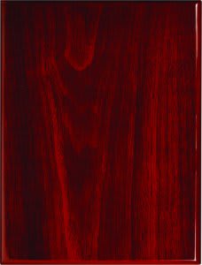 6" x 8" Value Rosewood Piano Finish Plaque