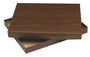 7" x 9" Walnut Foiled Plaque Box