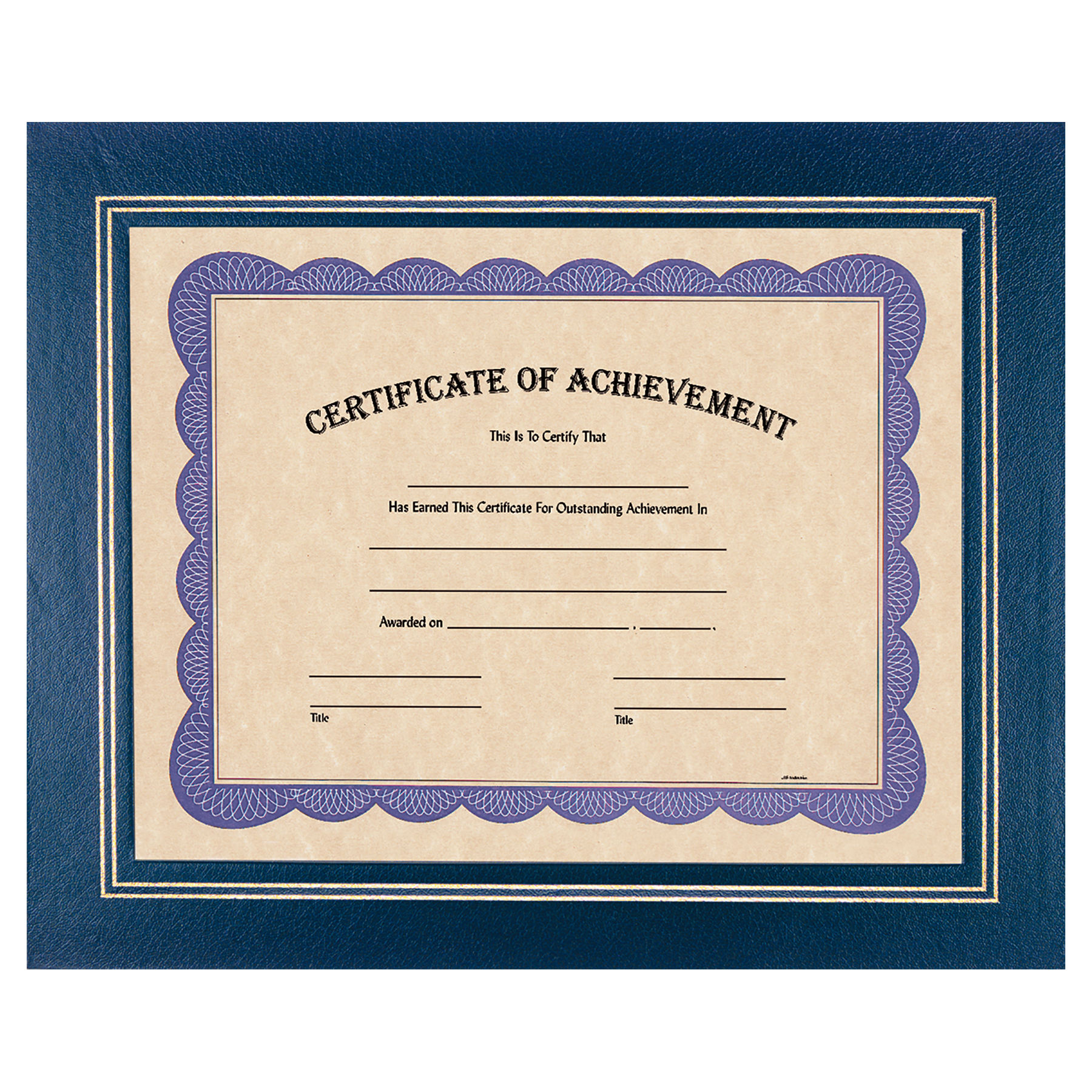 13.25" x 10.75" Blue Certificate Holder