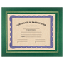 13.25" x 10.75" Green Certificate Holder