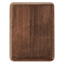 Premium Walnut Piano Finish Plaque w/Rounded Corners