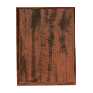 7" x 9" Walnut Finish Step Edge Plaque