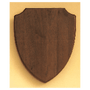 6" x 7.5" Airflyte American Walnut Shield Plaque
