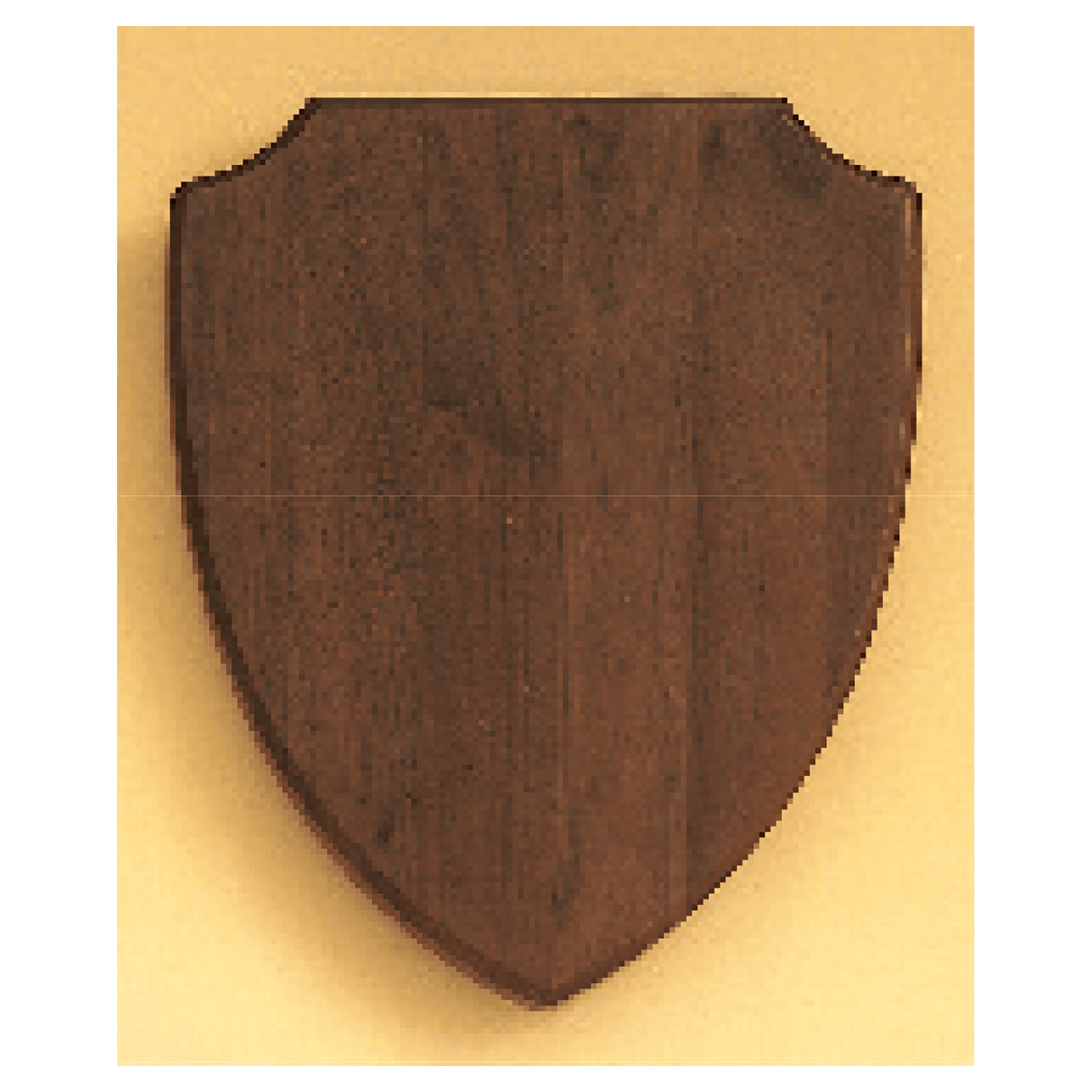 7.25" x 9" Airflyte American Walnut Shield Plaque